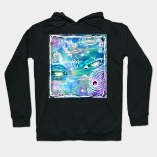 Iridescent Sky Eyes Hoodie